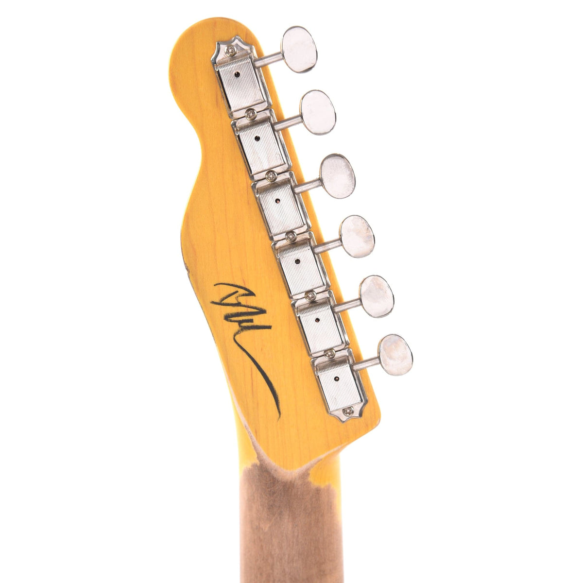Nash T-63 Ash Vintage White Light Relic w/4-Ply Tortoise Pickguard, & Lollar Charlie Christian Neck Pickup Electric Guitars / Solid Body