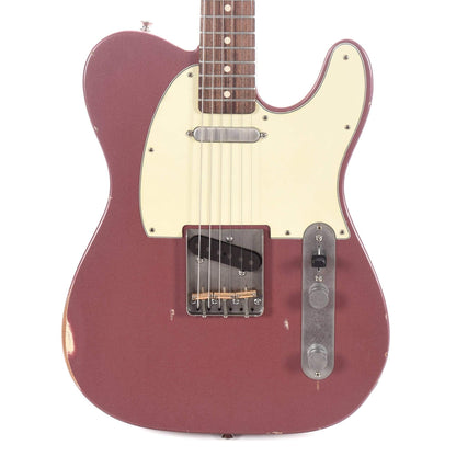 Nash T-63 Burgundy Mist Light/Medium Relic w/3-Ply Mint Pickguard, Lollar Pickups, & Hardshell Case Electric Guitars / Solid Body