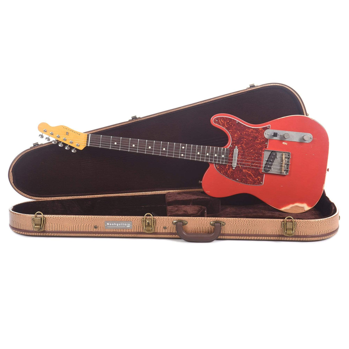 Nash T-63 Dakota Red Medium Relic w/4-Ply Tortoise Pickguard & Lollar Pickups Electric Guitars / Solid Body
