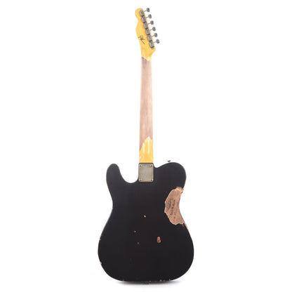 Nash T-63 HS Ash Black Heavy Relic w/4-Ply Tortoise Pickguard, Lollar Pickups, & Bigsby Electric Guitars / Solid Body