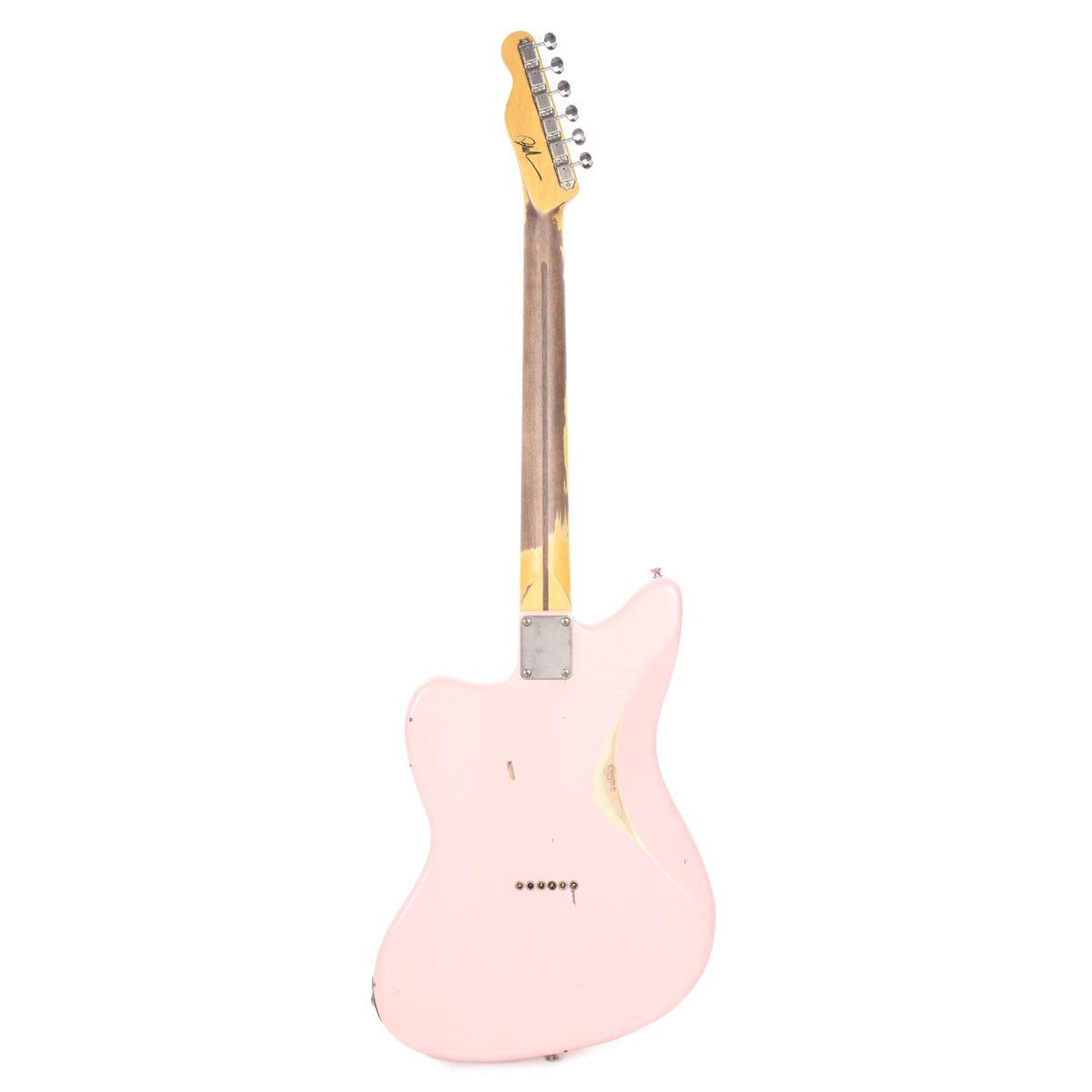 Nash T-Master Ash Shell Pink Medium Relic w/1-Ply White Pickguard & Lollar Pickups Electric Guitars / Solid Body