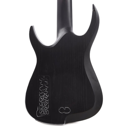 OD Rhea Swamp Ash/Flame Maple Matte Black 7-String Multi-Scale w/Bare Knuckle Impulses Electric Guitars / Solid Body