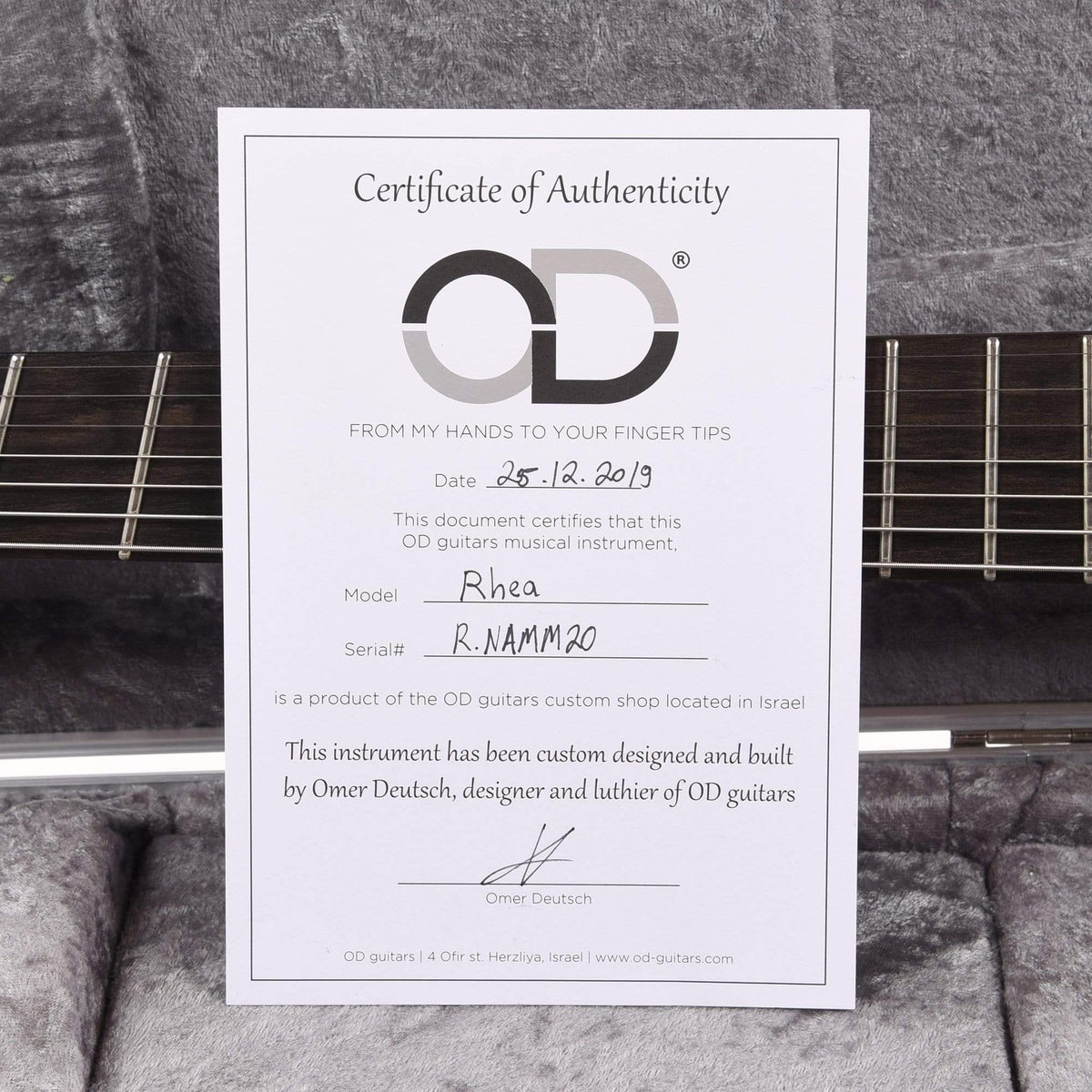 OD Rhea Swamp Ash/Flame Maple Matte Black 7-String Multi-Scale w/Bare Knuckle Impulses Electric Guitars / Solid Body