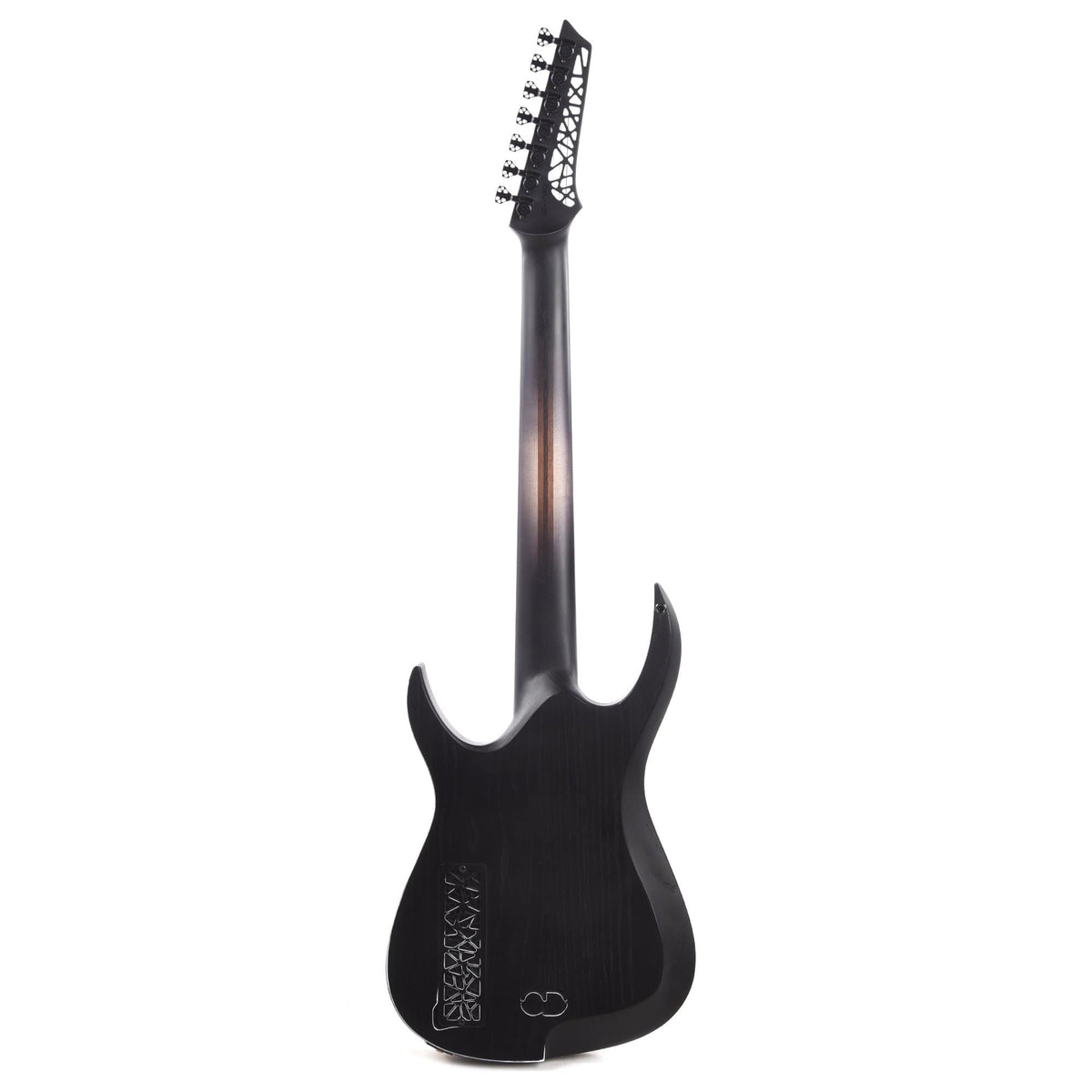 OD Rhea Swamp Ash/Flame Maple Matte Black 7-String Multi-Scale w/Bare Knuckle Impulses Electric Guitars / Solid Body