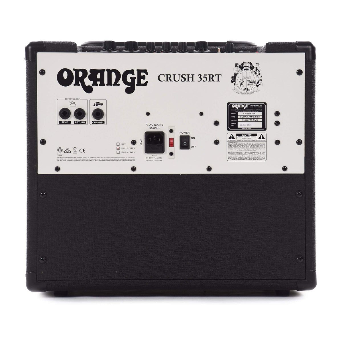 Orange Crush 35RT 1x10 Guitar Combo Amp Black Amps / Guitar Combos