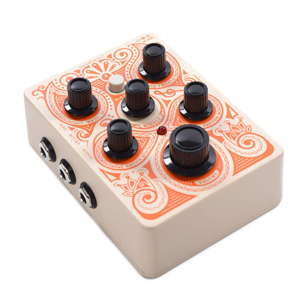 Orange Acoustic Pedal Acoustic Preamp & EQ Effects and Pedals / EQ