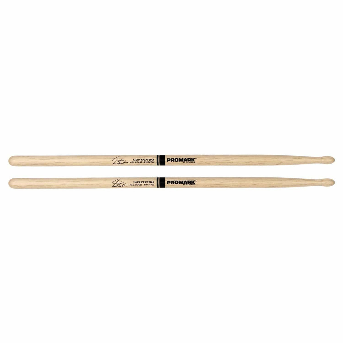 Promark Shira Kashi Oak 747 Neil Peart Wood Tip Drum Sticks Drums and Percussion / Parts and Accessories / Drum Sticks and Mallets