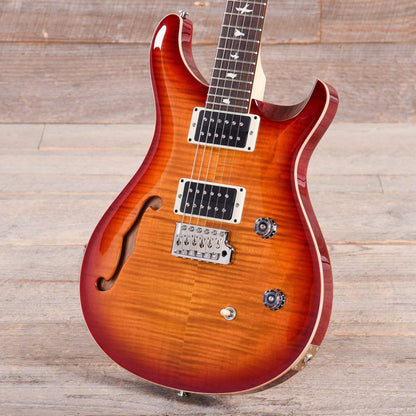 PRS CE24 Semi-Hollow Dark Cherry Sunburst Electric Guitars / Semi-Hollow