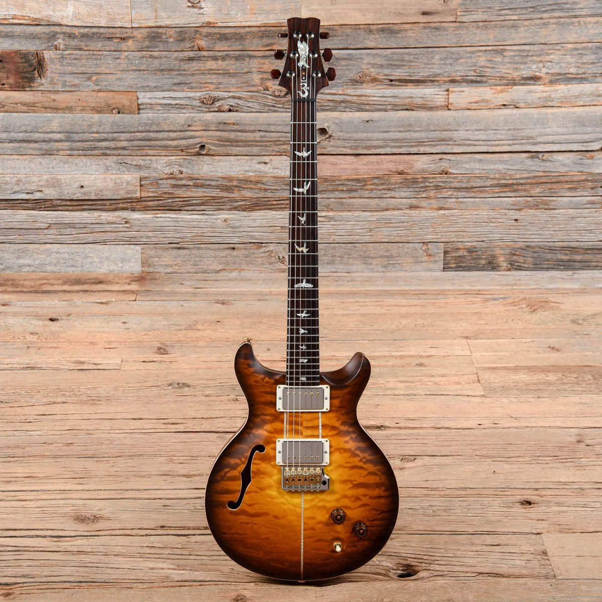 PRS Private Stock Santana II Semi-Hollow McCarty Sunburst Electric Guitars / Semi-Hollow