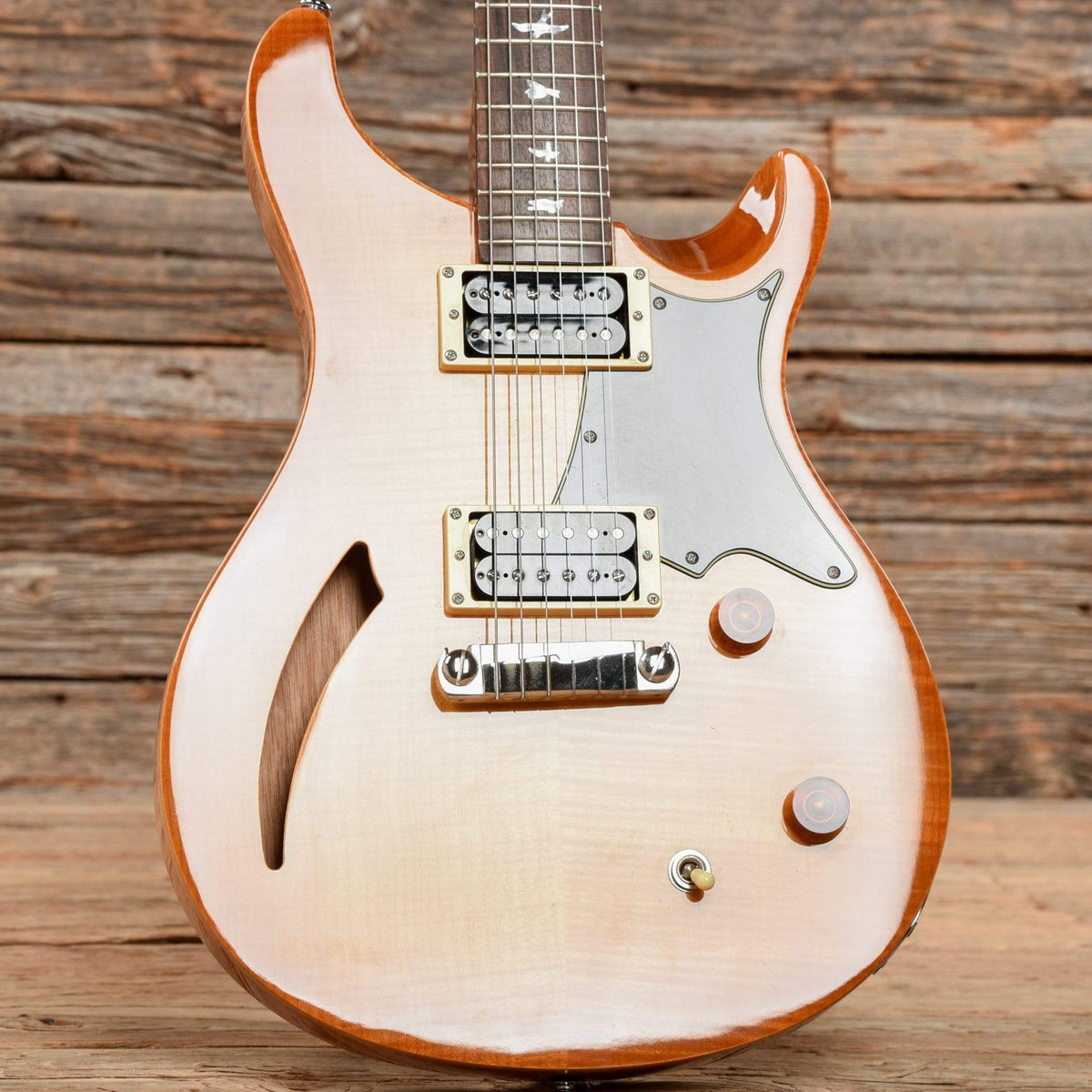 PRS SE Custom Semi-Hollow Sunburst Electric Guitars / Semi-Hollow