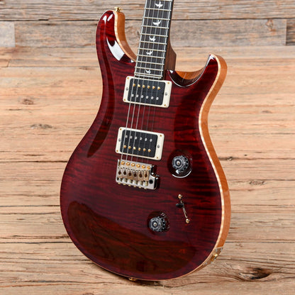 PRS 30th Anniversary Wood Library Custom 24 10 Top w/Brazilian Rosewood Fretboard Red Tiger 2015 Electric Guitars / Solid Body