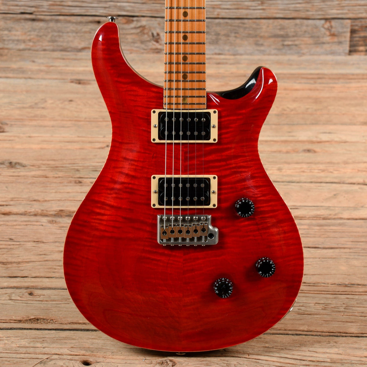 PRS CE 24 Scarlet Red 1990 Electric Guitars / Solid Body