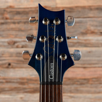 PRS Custom 24 10 Top Makena Blue 2013 Electric Guitars / Solid Body