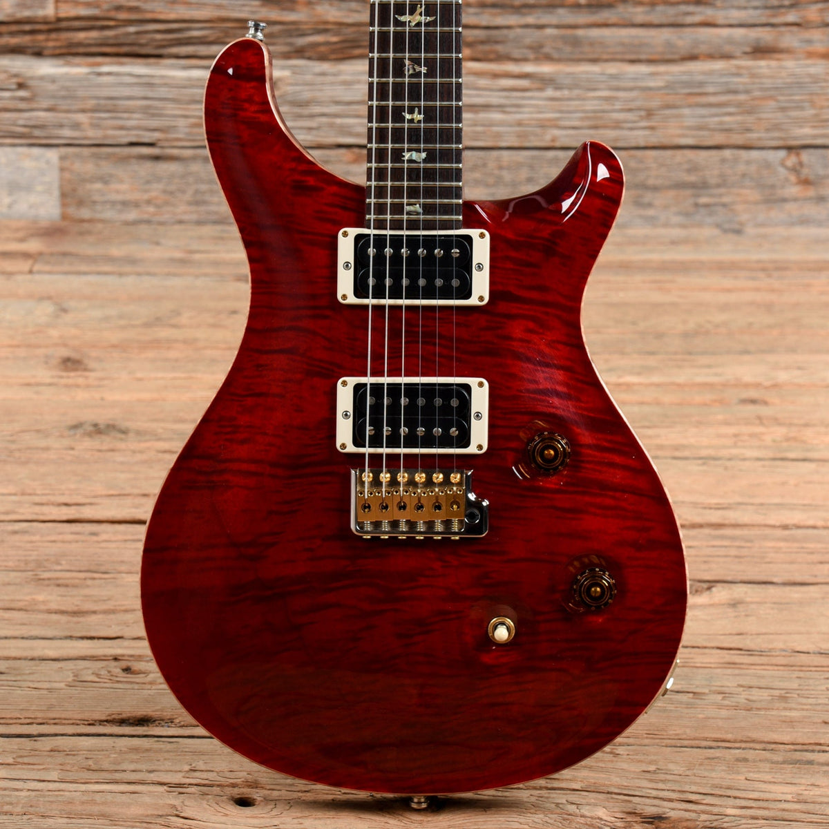 PRS Custom 24 10 Top Scarlet Red 2006 Electric Guitars / Solid Body