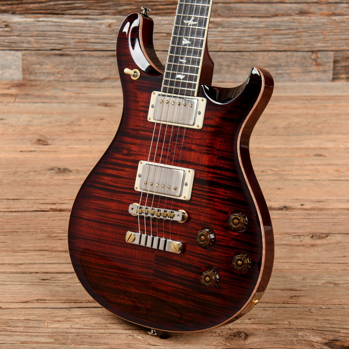 PRS McCarty 594 10 Top Fire Red Burst Electric Guitars / Solid Body