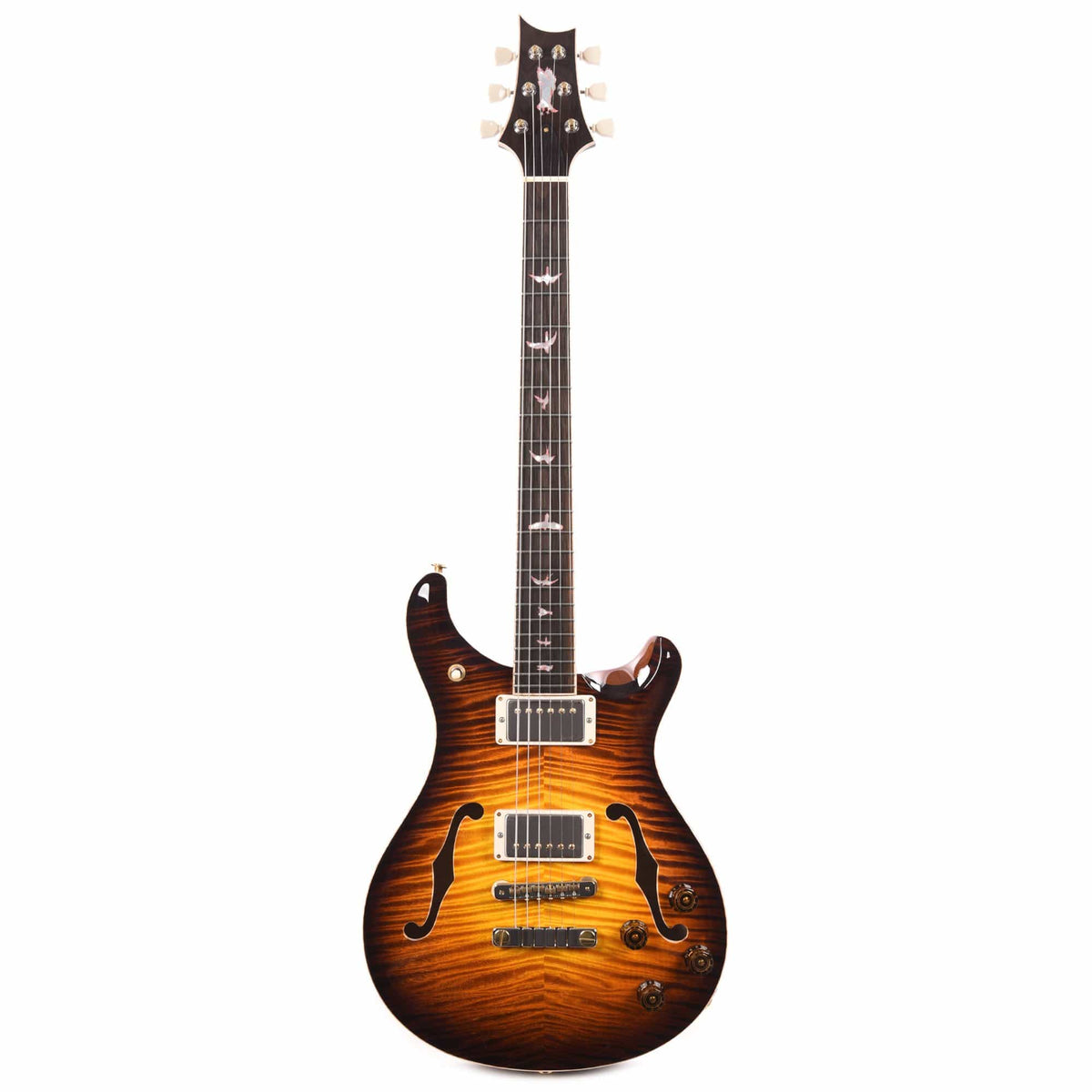 PRS Private Stock #9328 McCarty 594 Hollowbody II Curly Maple McCarty Glow Smokeburst w/Brazilian Rosewood Neck Electric Guitars / Solid Body