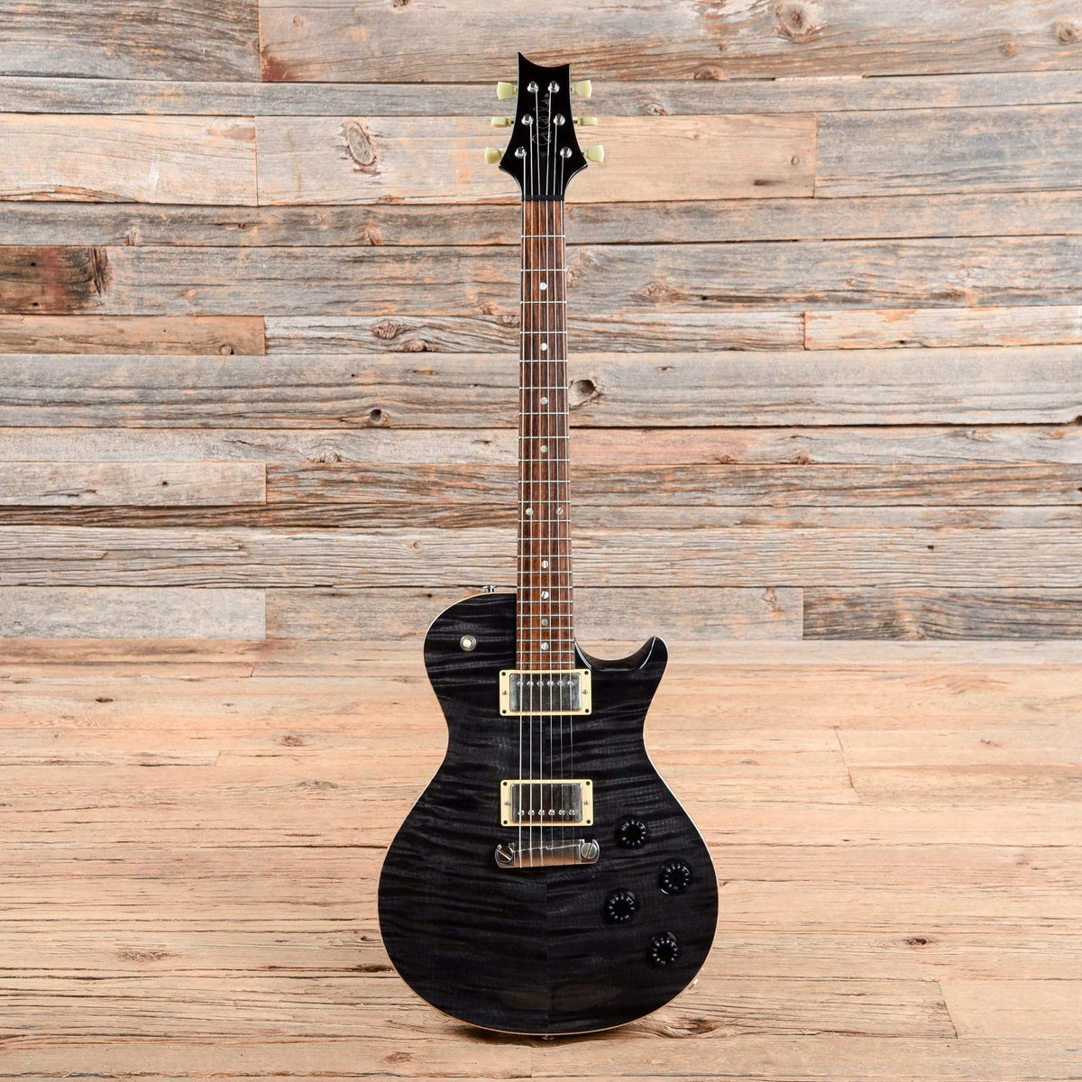 PRS Singlecut 10 Top Gray Black 2001 Electric Guitars / Solid Body