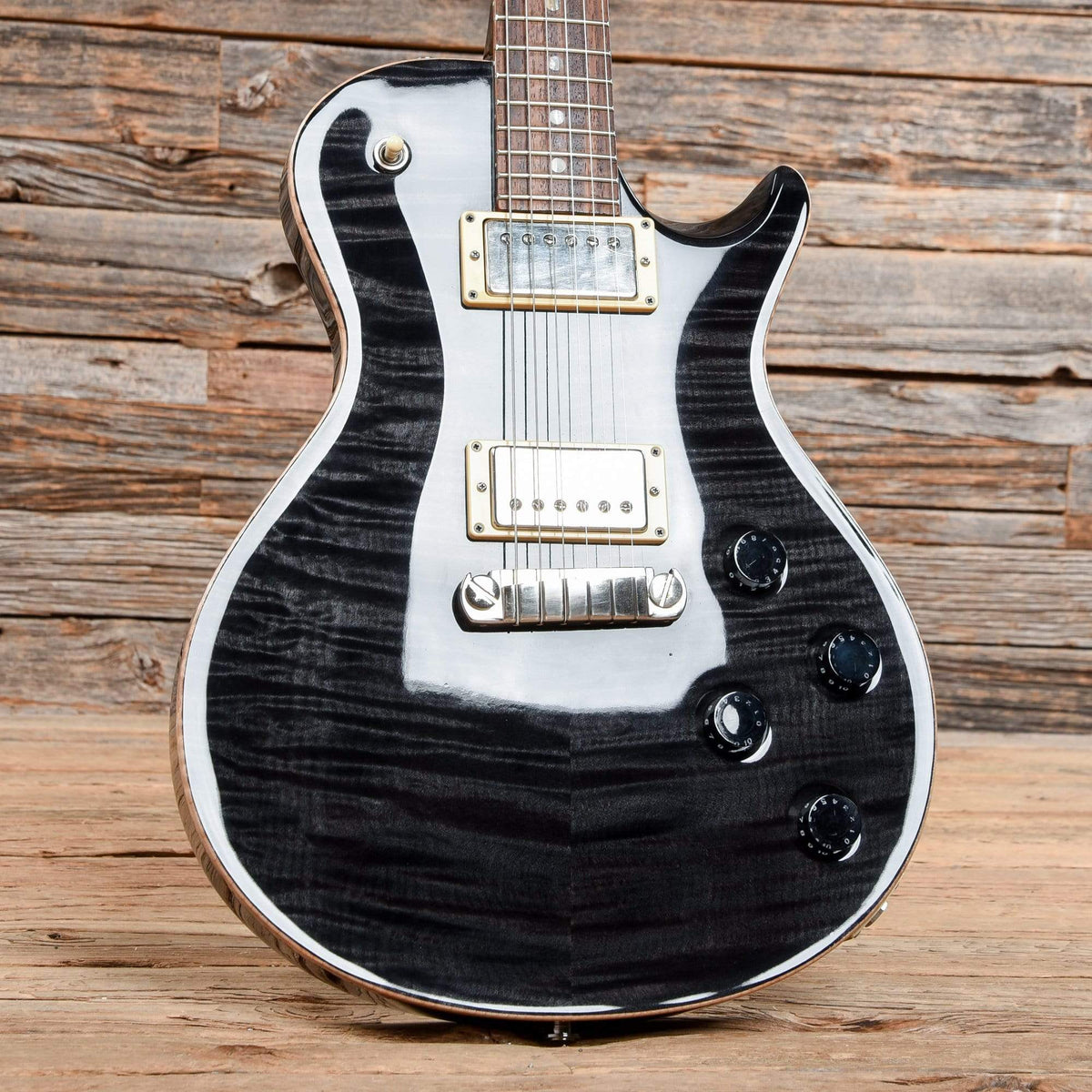 PRS Singlecut 10 Top Gray Black 2001 Electric Guitars / Solid Body