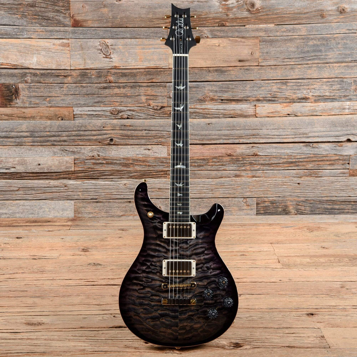 PRS Wood Library McCarty 594 Artist Top Quilt Charcoal Purple Burst 2019 Electric Guitars / Solid Body