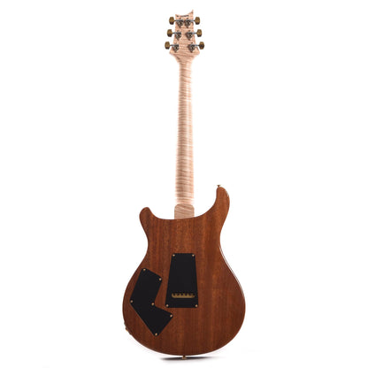 PRS Wood Library Modern Eagle V 10-Top Quilt Trampas Green Fade Micro Burst Blue Binding w/Ebony Fingerboard & Stained Figured Maple Neck Electric Guitars / Solid Body