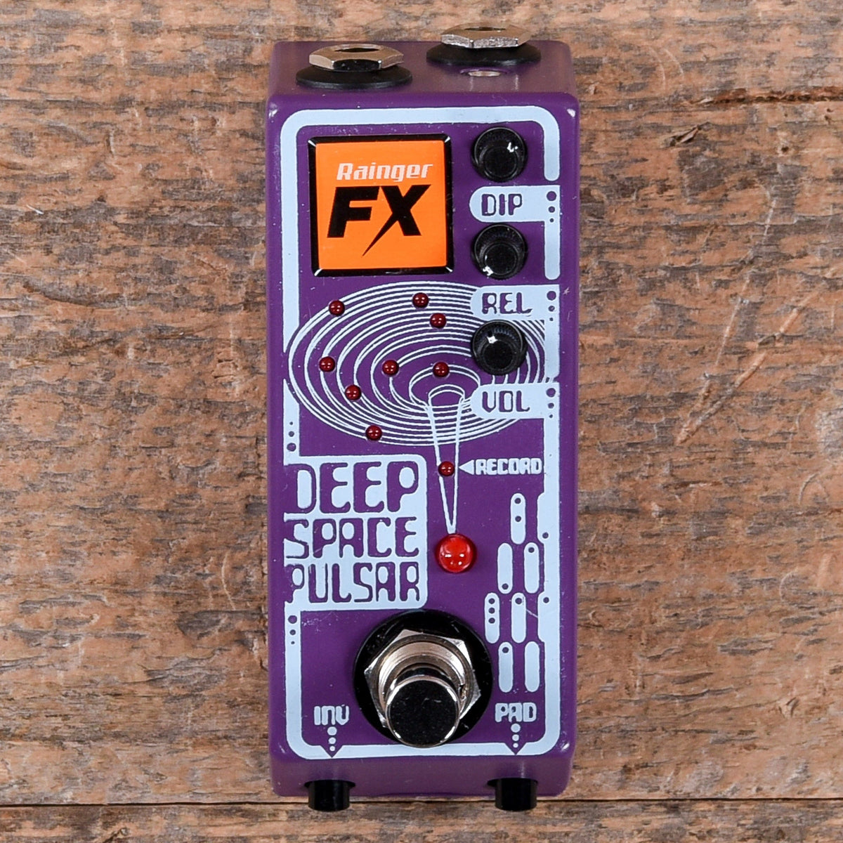 Rainger Fx DeepSpace Pulsar Sidecar w/Igor Footswitch and Kick Drum Microphone Effects and Pedals / Controllers, Volume and Expression