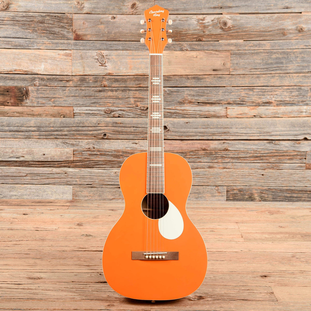 Recording King RPS-7 Dirty '30s Series 7 Parlor Monarch Orange Acoustic Guitars / Parlor