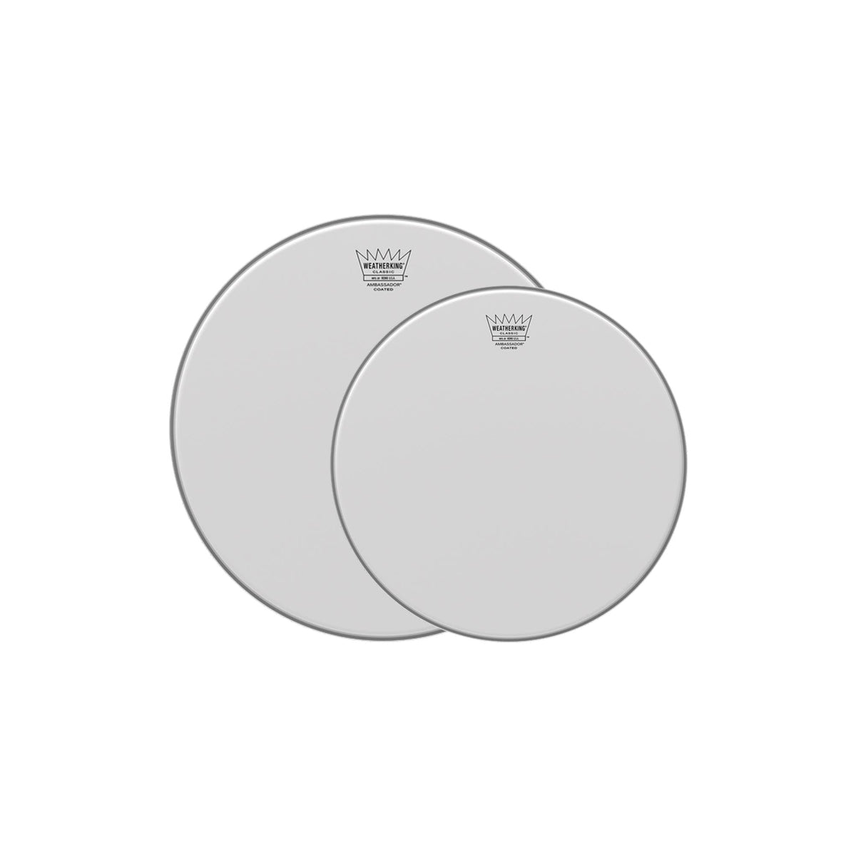 Remo 12/14" Ambassador Classic Coated Drumhead (2 Pack Bundle) Drums and Percussion / Parts and Accessories / Heads