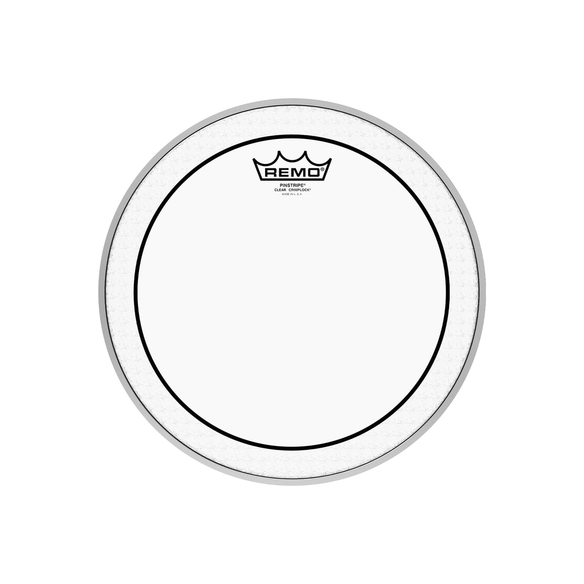 Remo 12" Pinstripe Crimplock Clear Tenor Drumhead Drums and Percussion / Parts and Accessories / Heads