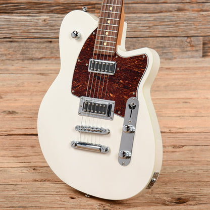 Reverend Flatroc Trans White Electric Guitars / Solid Body
