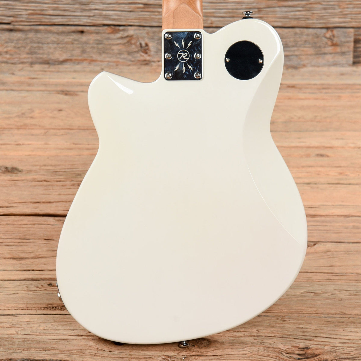 Reverend Flatroc Trans White Electric Guitars / Solid Body