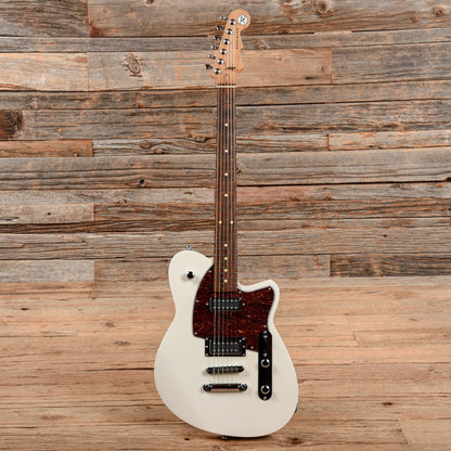 Reverend Flatroc Trans White Electric Guitars / Solid Body