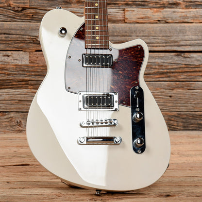 Reverend Flatroc Trans White Electric Guitars / Solid Body