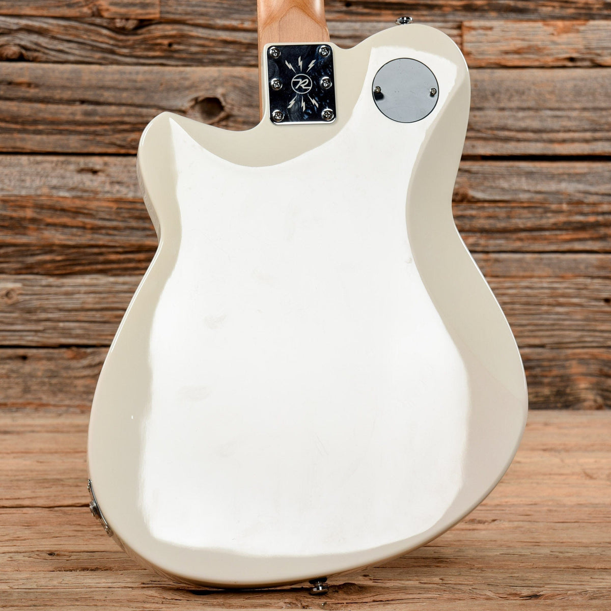Reverend Flatroc Trans White Electric Guitars / Solid Body