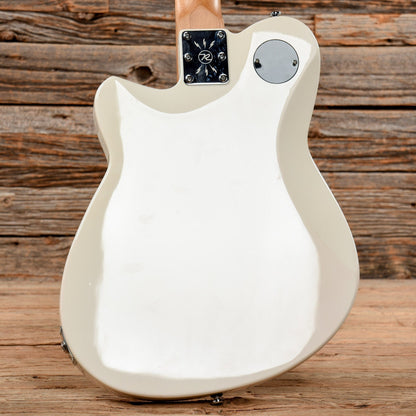 Reverend Flatroc Trans White Electric Guitars / Solid Body
