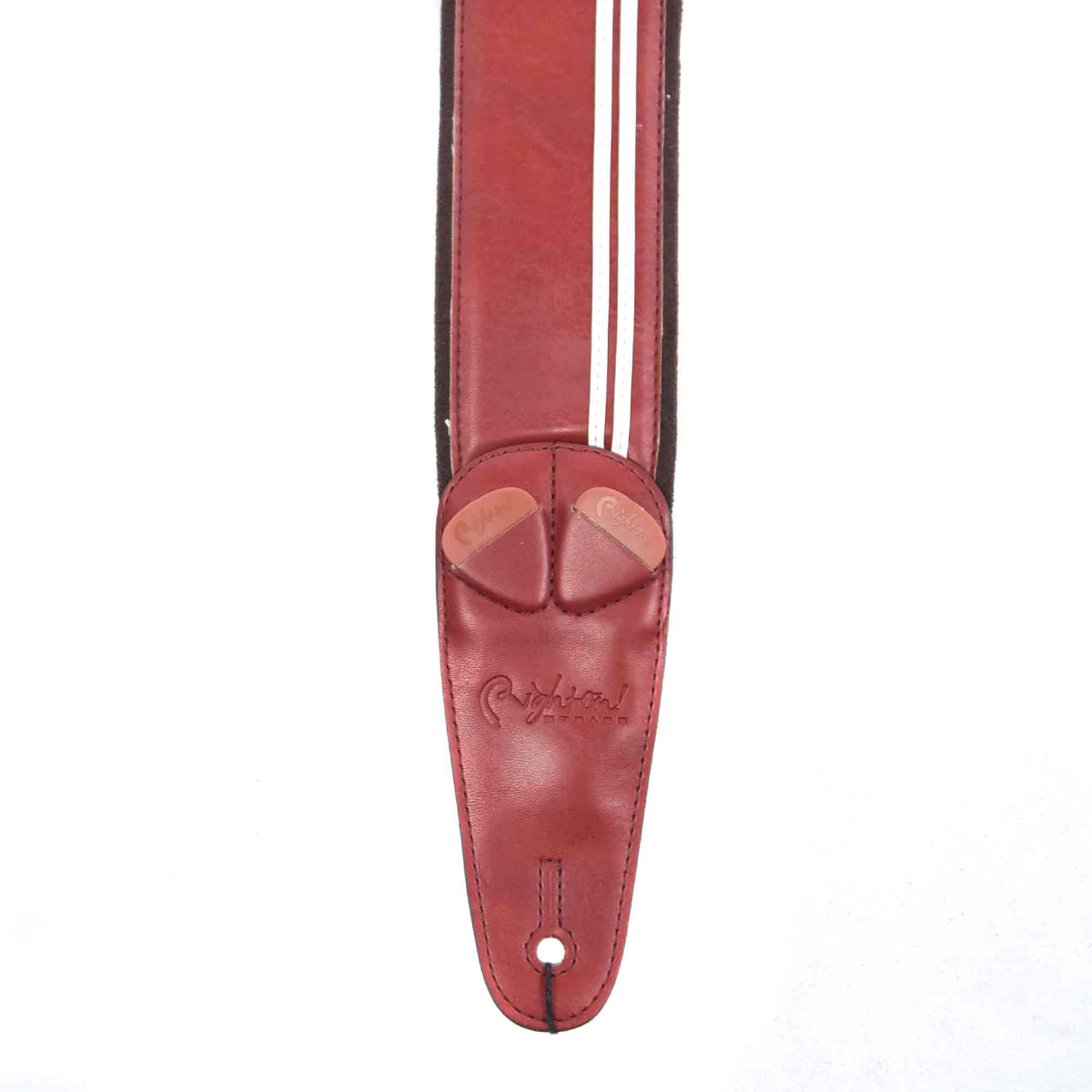 RightOn! Mojo Race Red Vegan Guitar Strap Accessories / Straps