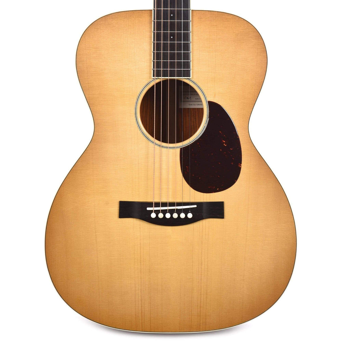 Santa Cruz OM Custom Carpathian/Cocobolo Buttered Toast Sunburst w/1929 Rosette & Purfling Acoustic Guitars / OM and Auditorium