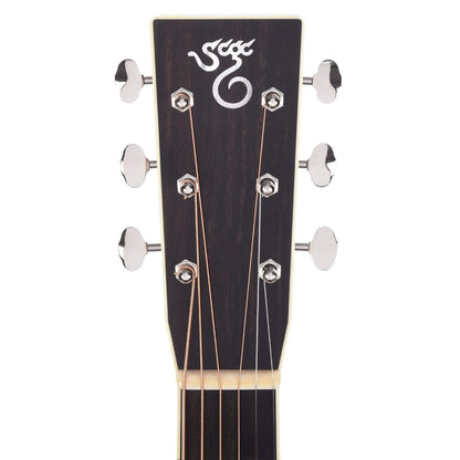 Santa Cruz OM Custom Carpathian/Cocobolo Buttered Toast Sunburst w/1929 Rosette & Purfling Acoustic Guitars / OM and Auditorium