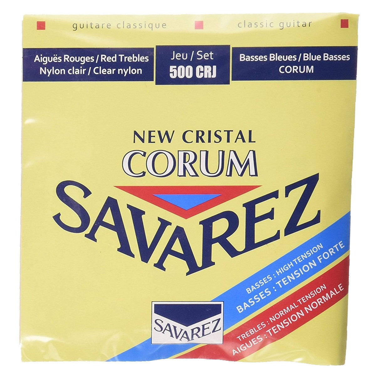 Savarez 500CRJ Cristal Corum High Tension (3 Pack Bundle) Accessories / Strings / Guitar Strings