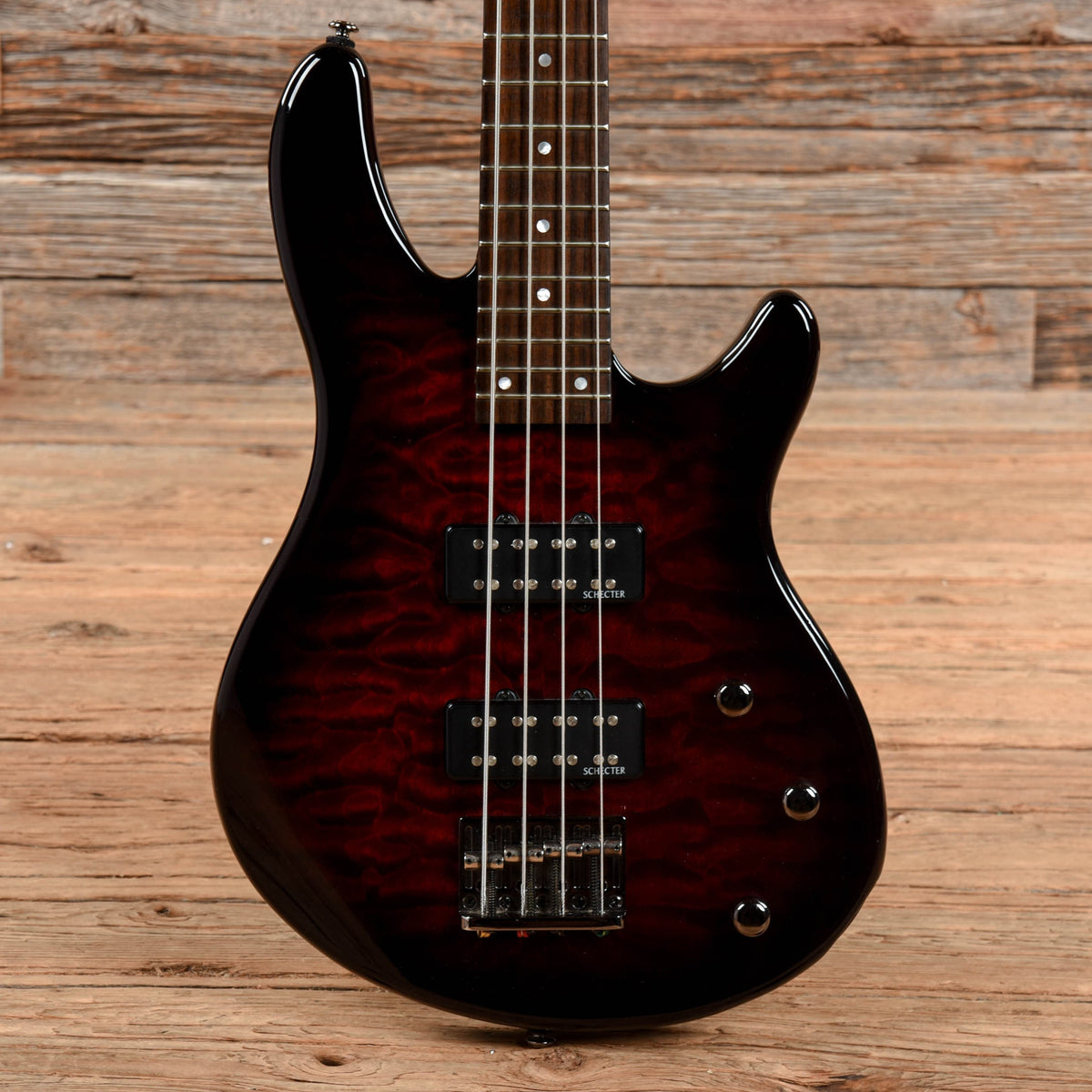 Schecter Raiden Special-4 Red Burst Bass Guitars / 4-String