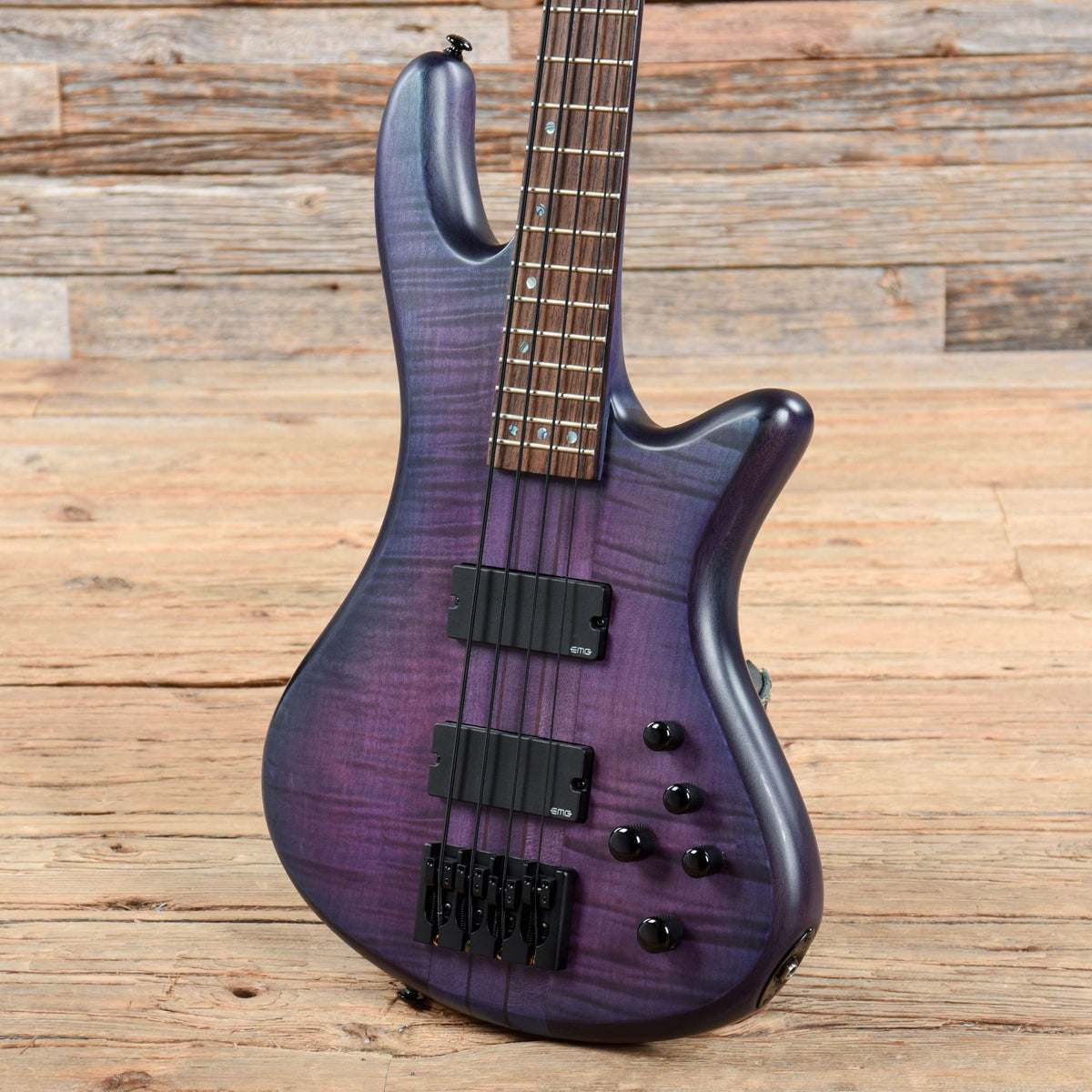 Schecter Stiletto Studio-4 Transparent Purple Burst 2018 Bass Guitars / 4-String