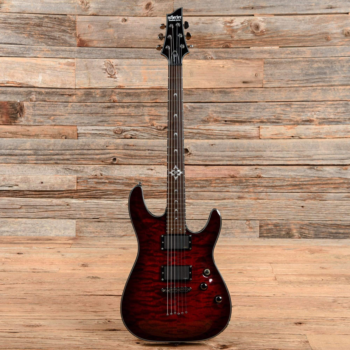 Schecter Hellraiser Deluxe Active Black Cherry 2009 Electric Guitars / Solid Body