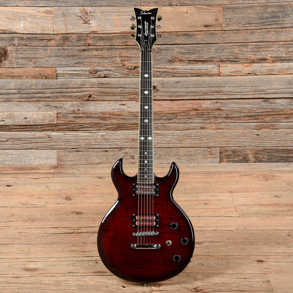 Schecter S-1 Transparent Red Electric Guitars / Solid Body