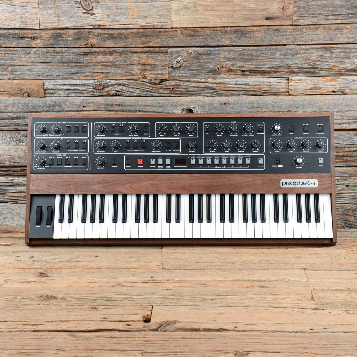 Sequential Circuits Prophet 5 Rev 4 Reissue 61-Key Polyphonic Analog Synthesizer Keyboards and Synths / Synths / Analog Synths