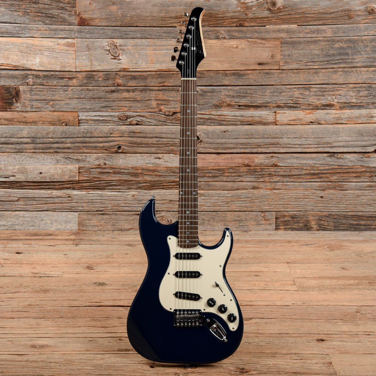 Silvertone Electric Guitar Metallic Blue Electric Guitars / Solid Body