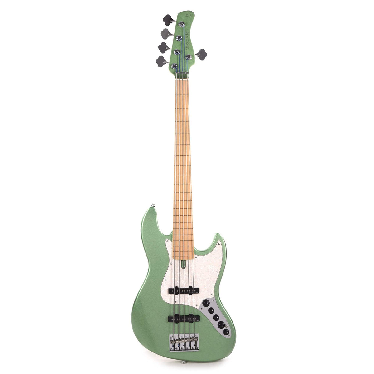 Sire Marcus Miller V7 Swamp Ash 5-String Fretless Sherwood Green (2nd Gen) Bass Guitars / 5-String or More