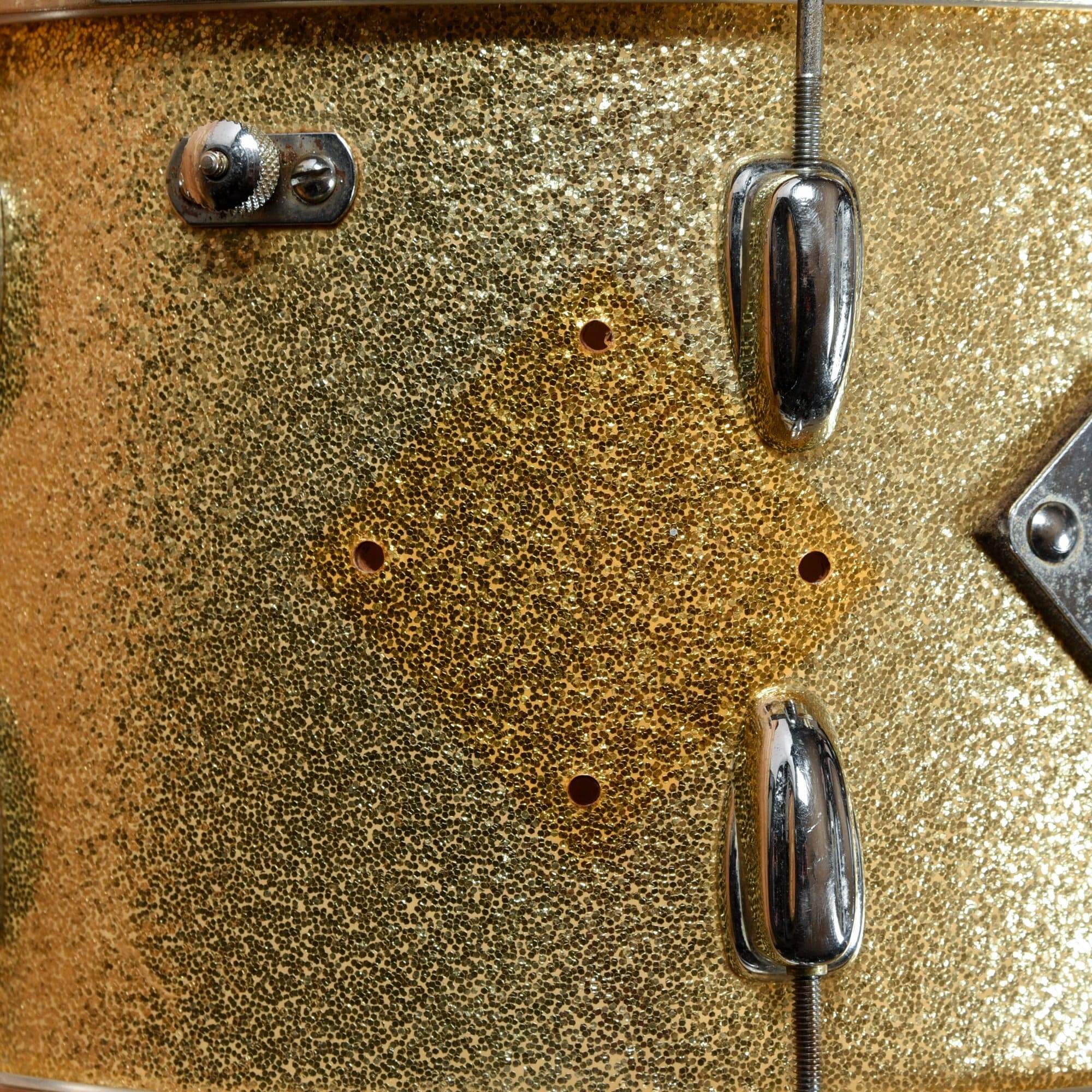 Slingerland 13/16/22 w/6.5x14 Snare Gold Sparkle 1960s Drums and Percussion / Acoustic Drums / Full Acoustic Kits