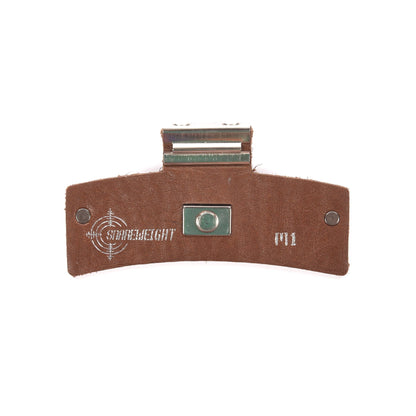 Snareweight M1b Leather Drum Dampener Brown Drums and Percussion / Parts and Accessories / Drum Parts