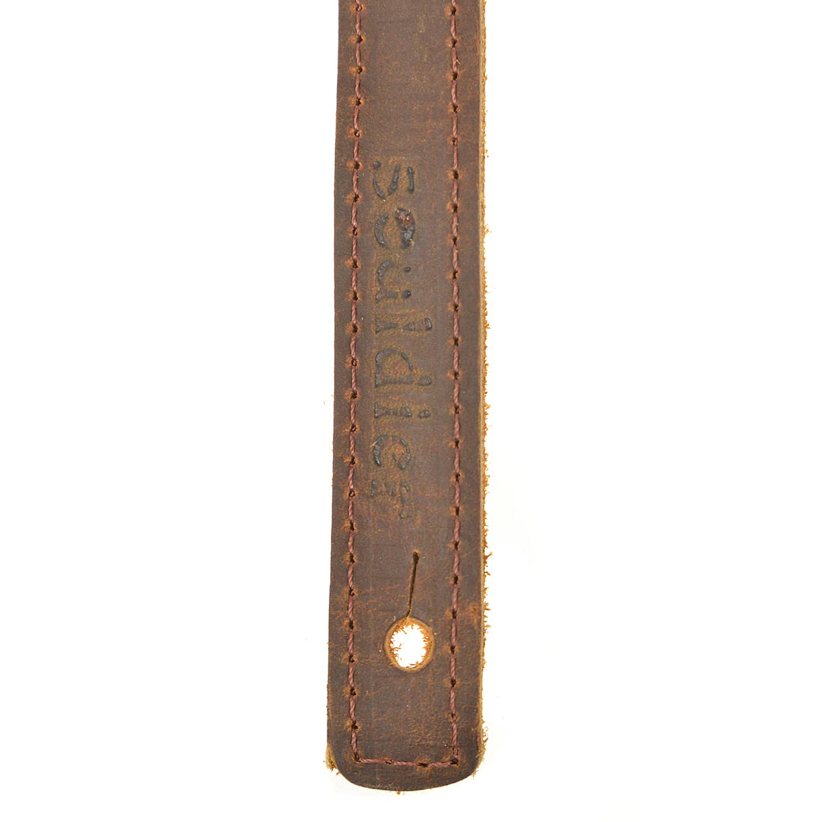 Souldier Plain Saddle Strip 1" Guitar Strap Brown Accessories / Straps