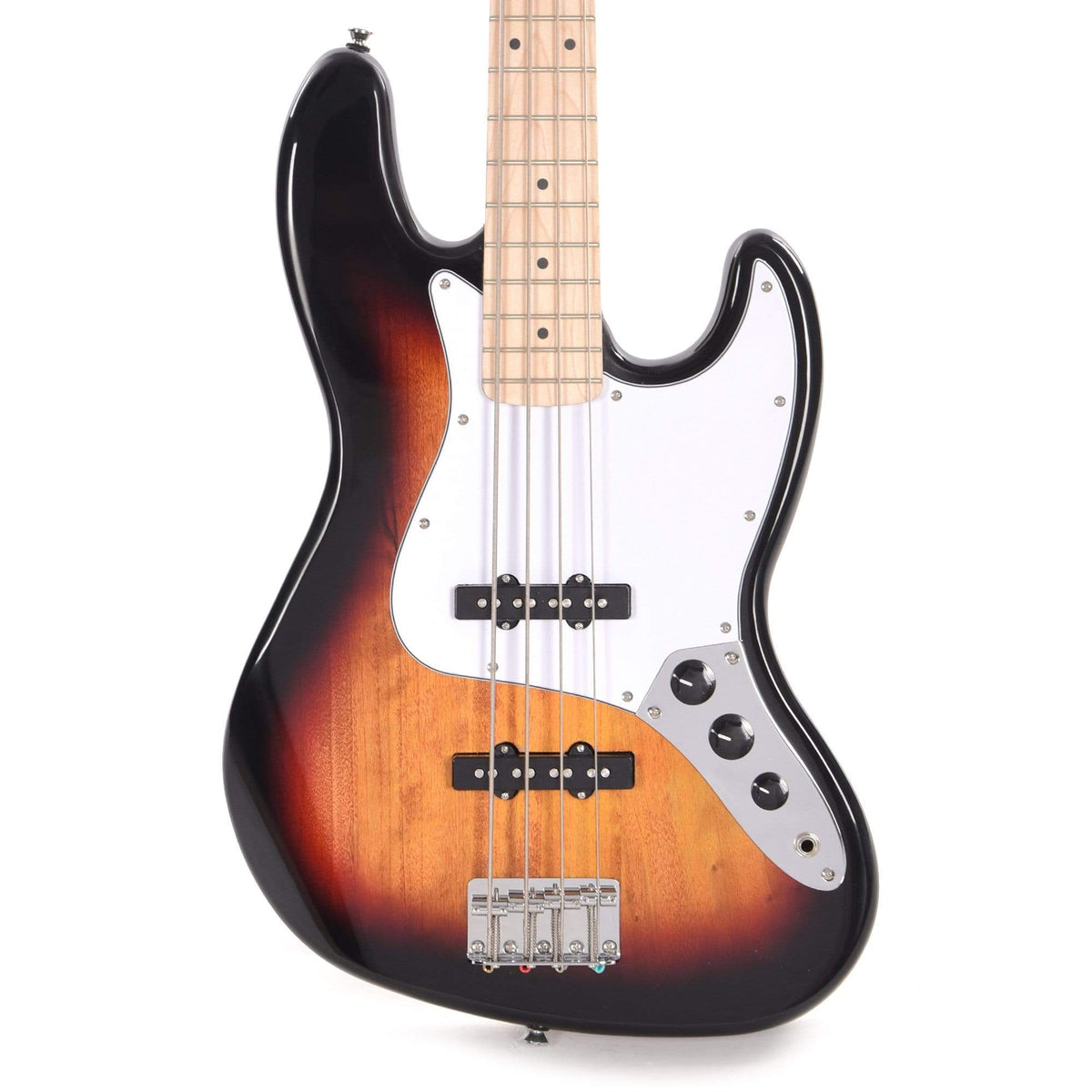 Squier Affinity Jazz Bass 3-Tone Sunburst Bass Guitars / 4-String
