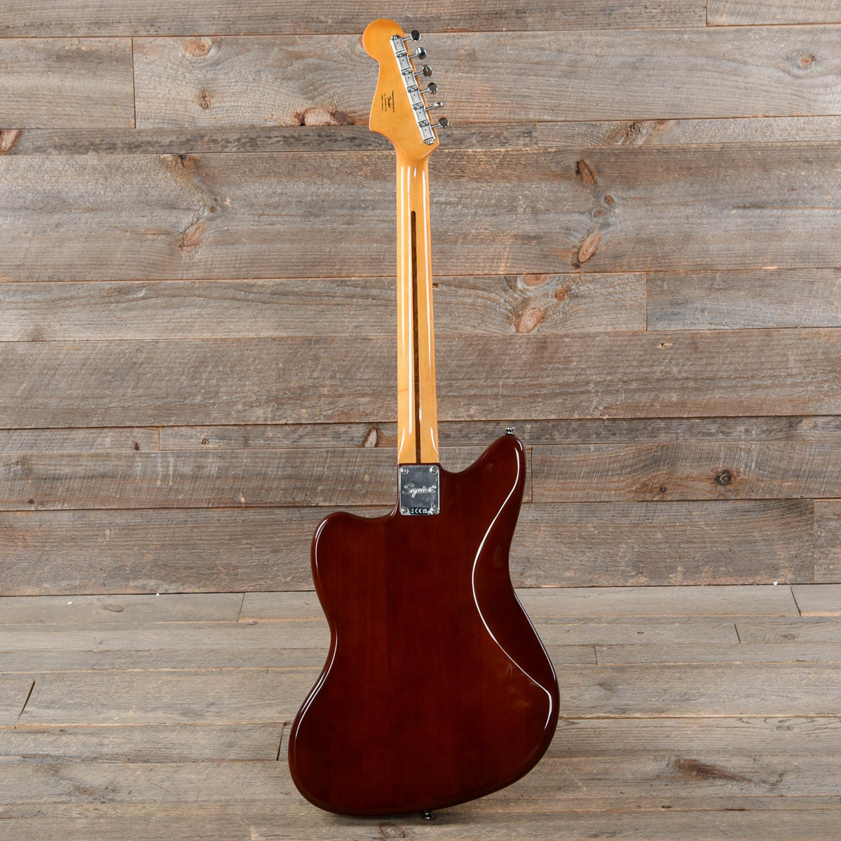 Squier Classic Vibe 70s Jazzmaster Maple Neck Walnut w/Black Blocks/Binding Electric Guitars / Solid Body